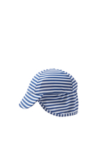 قبعة مخططة قابلة للطفو للأطفال بغطاء